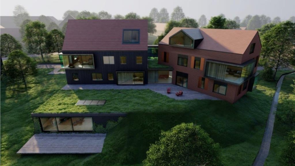 Koncepcja apartamentowca na działce w Łupstychu
