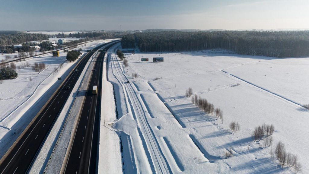 Droga ekspresowa S7 przy działkach w Świętajnach